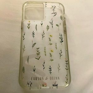 IPhone 12 Cute Clear Floral case 🌺